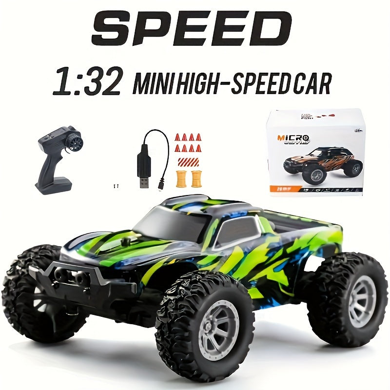 1:32 RC Car, Top Speed 20km/h, 2.4Ghz High-speed All-terrain Off-road Electric Toy Car, Ideal Gift For Boys And Girls, Christmas Gift