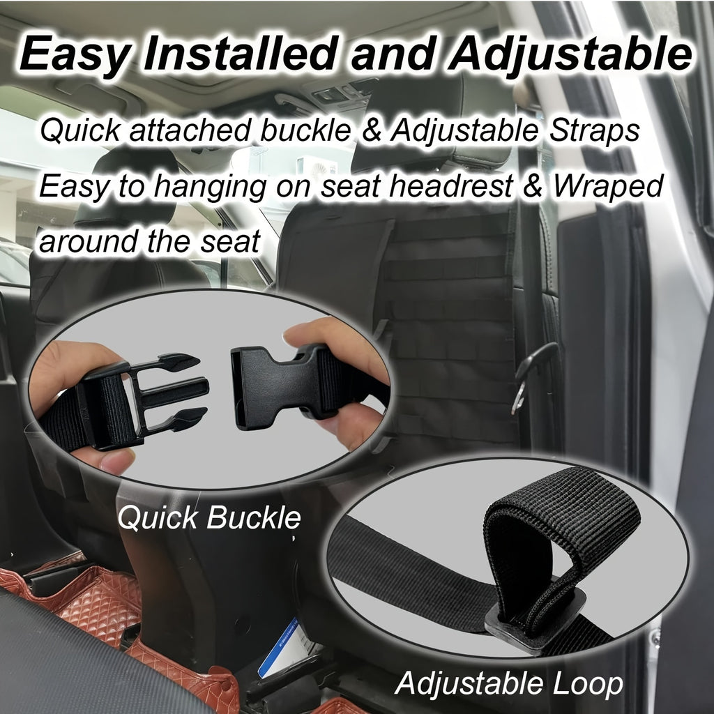 Automotive Gun Racks Vehicle Seat Back Rifle Gun Holder for Hunting Accessories Storage and Organizer, Deer/Duck Hunting Gift for Men