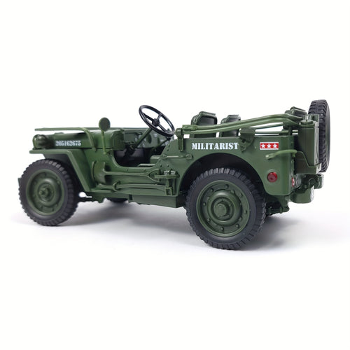 1:18 scale tactical JEP car military vehicle model metal die-cast military armored vehicle battlefield GP model toy collection gift