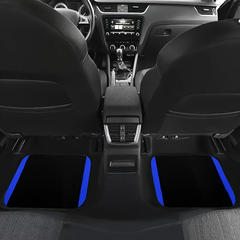 Universal Fit Polyester Fiber Car Floor Mats Set of 4, Non-Slip Washable - All-Weather Protection Floor Liners for Trucks, Vans, SUVs - Perfect Gift for Men and Women for Christmas and Halloween