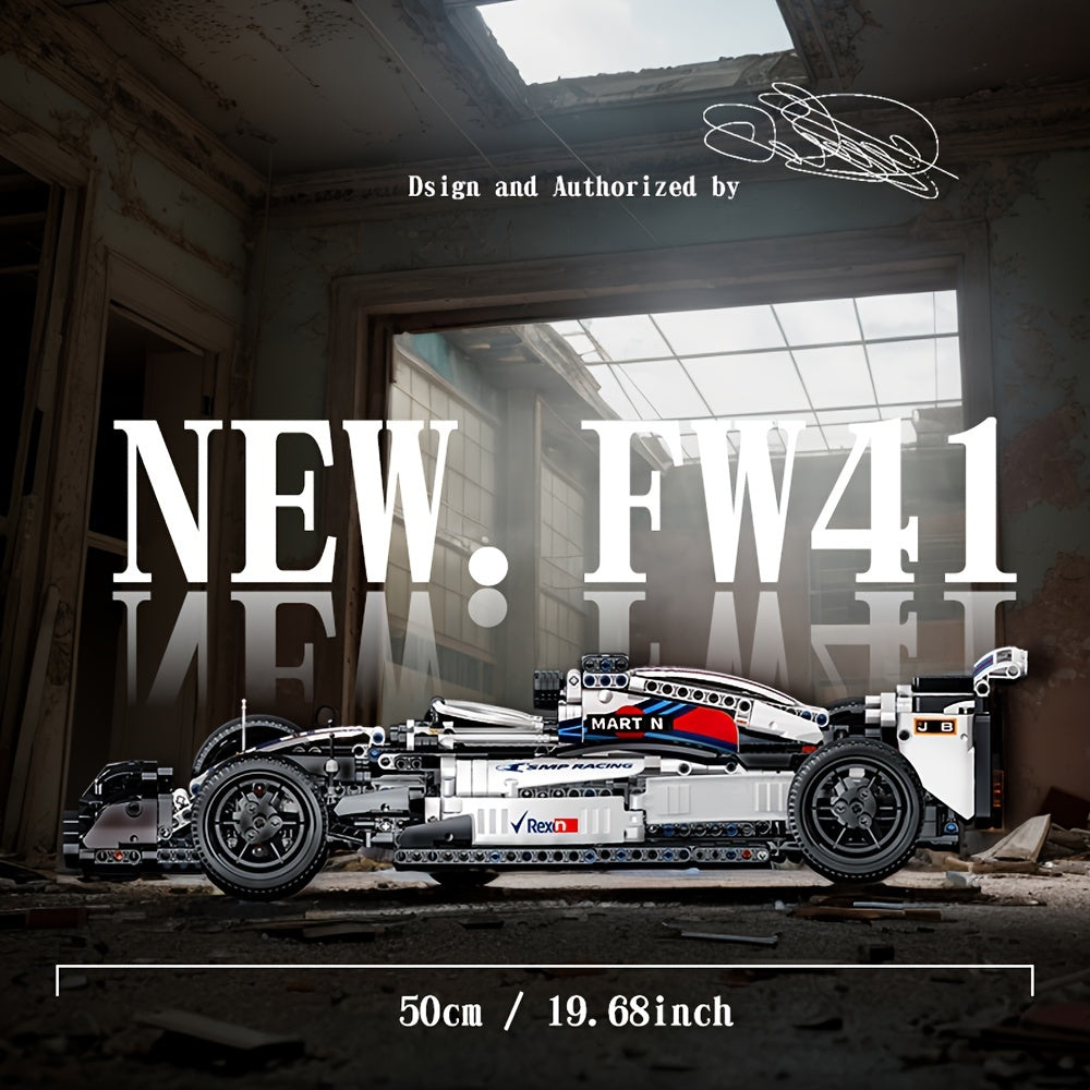 1152pcs Car Model Building Blocks Set, Supercar Mechanical Building Blocks, Children's Educational Toy, Sports Super Car Building Block Toys, Racing Sports Car, Racer Vehicle, Holiday Gift