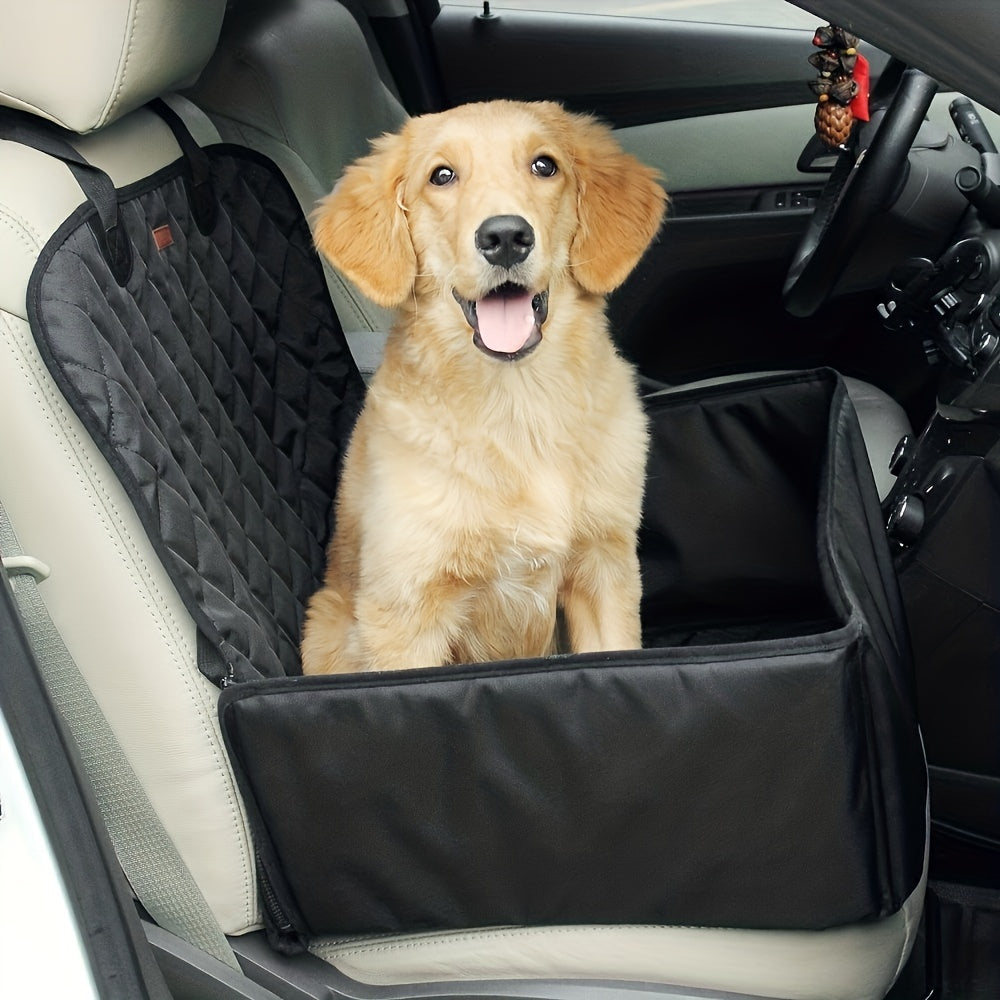 Easy to Install Waterproof Dog Car Seat Cover - Protect Your Car Seats from Pet Hair, Scratches, and Dirt - Perfect for Travel and Everyday Use