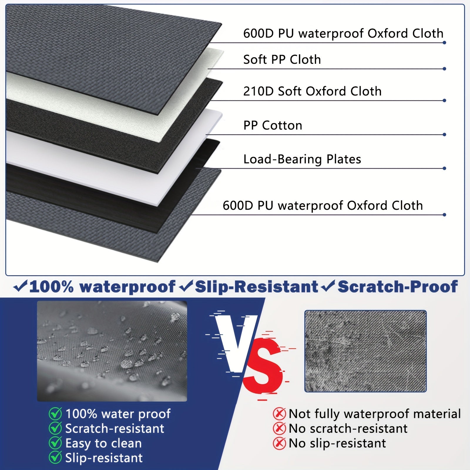 Large Dog Car Seat Extender with Waterproof Fabric - Spacious Back Seat Cover with Storage Pocket for Medium to Large Breeds, Pet Hammock for Cars/SUV/Truck (L) by MIXJOY