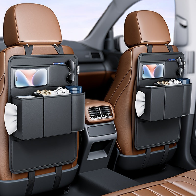 Car Seat Back Storage Bag, Car Multifunctional Storage Rack, Car Seat Back Storage Box, Rear Storage Hanging Bag, Suitable For All Vehicle Models