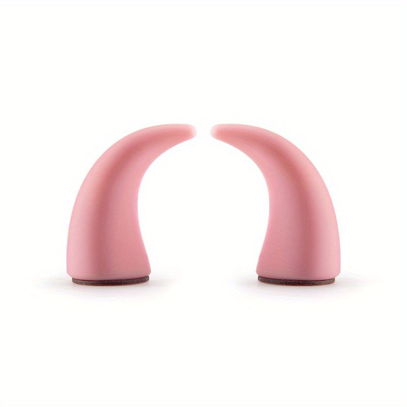 2pcs Mini Devil Horn Car Steering Wheel Decals - Cute & Creative Dashboard Accessories for Vehicle Air Vent