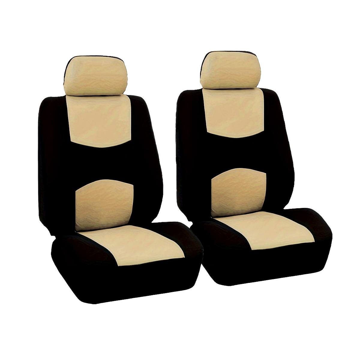 Two Tablet Fabric Universal Car Seat Covers for Front Seats