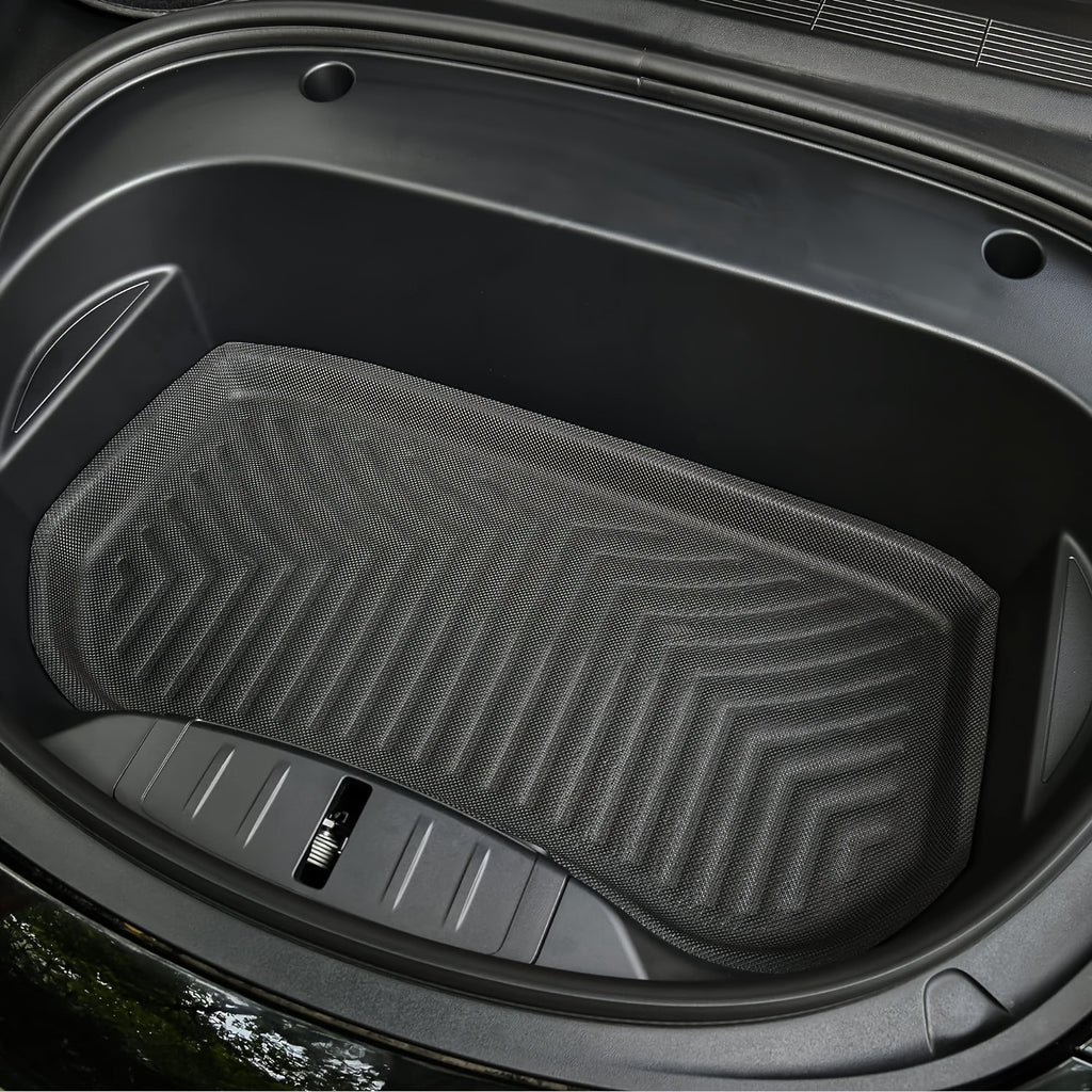 Floor Mats Fit for Tesla Model 3 Highland 2024, All Weather Waterproof Accessories for Model 3 Floor Mats, Rear Trunk Mat Cargo Liners