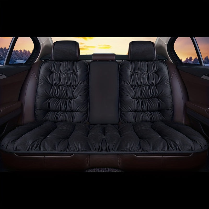 Soft Plush Car Seat Cover, Automobiles Seat Cover Cushion Pad Car Seat Protector Universal Winter Auto Interior Accessories