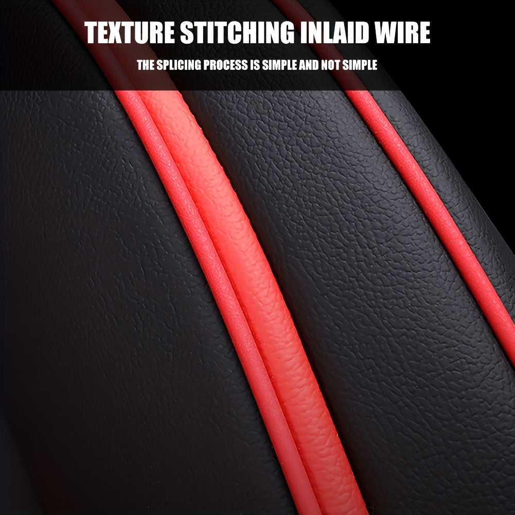 1pc Premium PU Leather Car Seat Cover - Protects and Enhances Your Car's Interior - Fits Most Sedans and SUVs - Front Seat Only