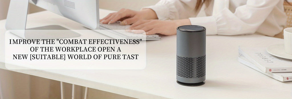 1/2pcs Portable True HEPA Air Purifier for Home, Office, and Car - Eliminates 99.97% of Dust, Odors, and Allergens for Fresh Air