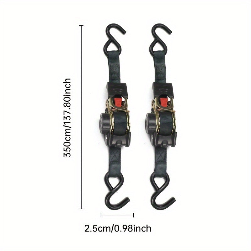 Auto motorcycle and off-road vehicle automatic telescopic ratchet belt go on road trip camping luggage fixed binding belt contraction artifact.