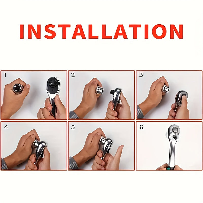 131/46PCS High Quality Toolbox, New High Quality Precision Maintenance Kit, Suitable For Automobile Maintenance, Home Furniture Maintenance, Daily Life Maintenance And Other Environment Maintenance Work.