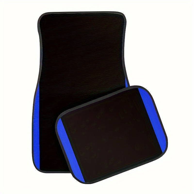 Universal Fit Polyester Fiber Car Floor Mats Set of 4, Non-Slip Washable - All-Weather Protection Floor Liners for Trucks, Vans, SUVs - Perfect Gift for Men and Women for Christmas and Halloween