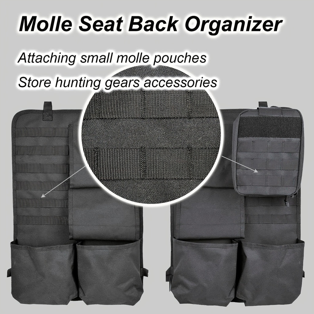 Automotive Gun Racks Vehicle Seat Back Rifle Gun Holder for Hunting Accessories Storage and Organizer, Deer/Duck Hunting Gift for Men