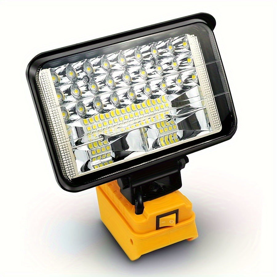 LED Work Light For DeWALT 20V MAX Battery, 90W 5400LM/60W 4500LM/48W 3800LM LED Flood Light For Outdoor, Camping, Car Repairing, Emergency And Job Site Lighting