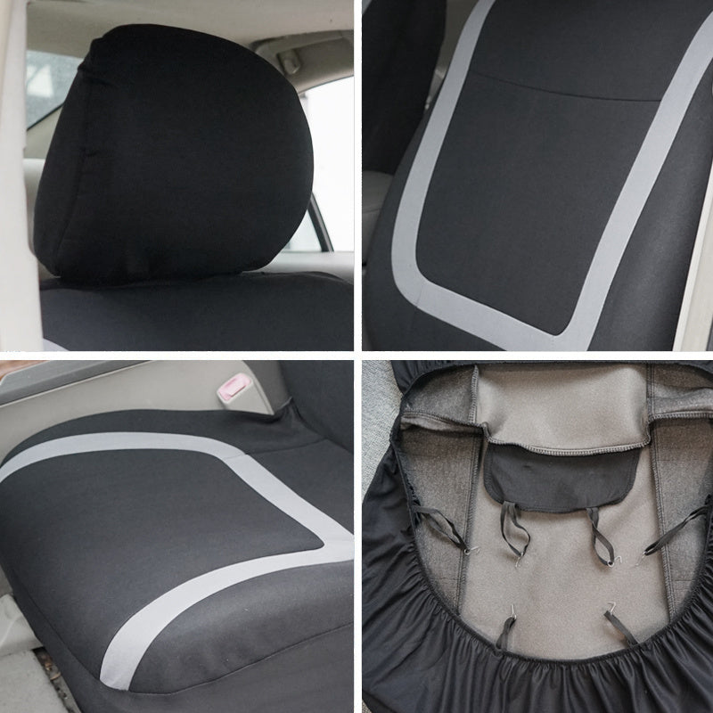 Car Seat Covers Full Set, Gray Purple Black Blue Red Purple Car Seat Cushion  Car Seat Protector Car Decoration Airbag Safe