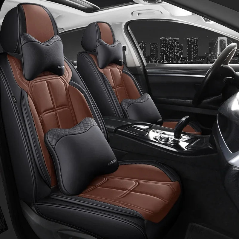 Luxury Leather Seat Cover Car Seat Cushion Leather Car Seat Covers