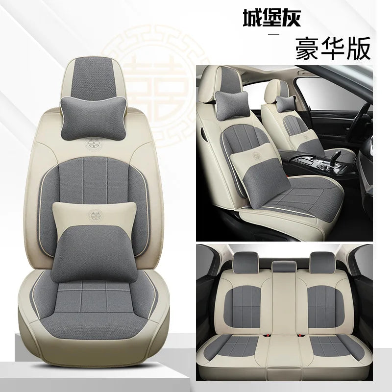 Top Microfiber Sheepskin Fashion Pu Leather Car Seat Cover Car Accessories