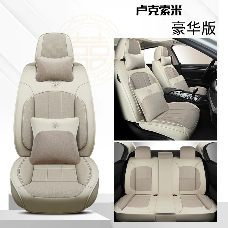 Top Microfiber Sheepskin Fashion Pu Leather Car Seat Cover Car Accessories