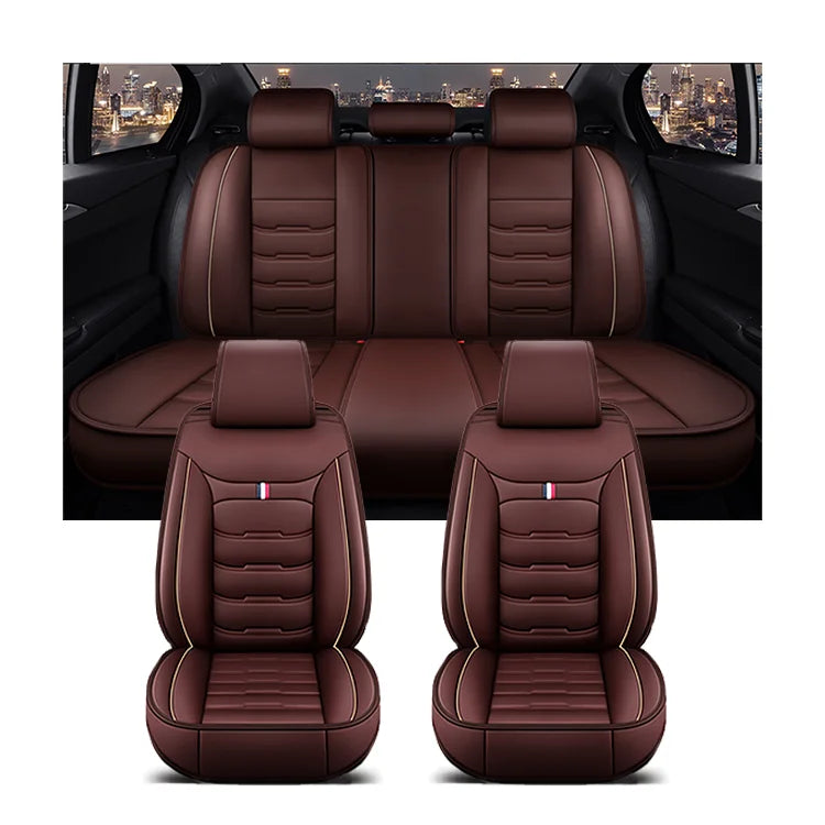 Xiangta All Seasons Seat Cover Car Universal Set Full Luxury Designer Waterproof Leather Car Seat Cover