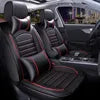 Universal Four-season Leather Car Seat Cushion Anti-scratch Durable Odorless Full Set Car Seat Cover Car Accessories