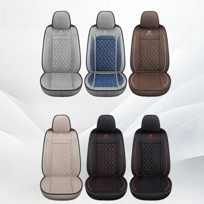 Wholesale New Breathable Linen Seat Cover All Surrounding Universal Car Seat Cushion Cover Car Interior Accessories