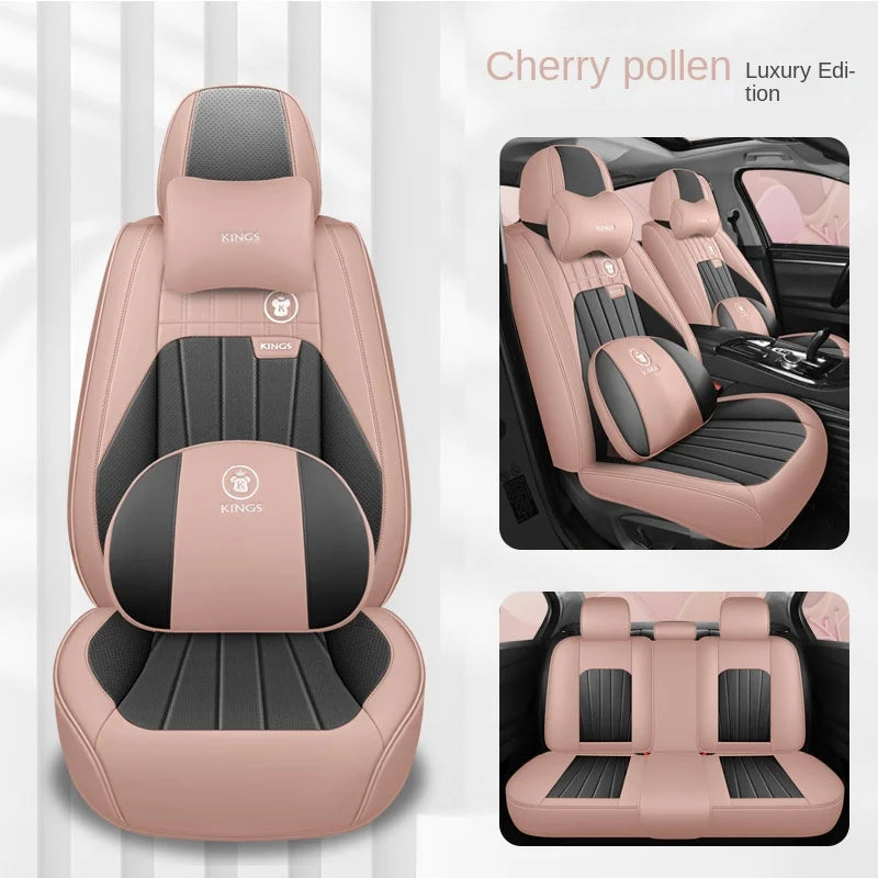 High Quality V40 Model New Arrival Comfortable Universal Car Seat Cover with Accessory Leather Enhances Car Interior