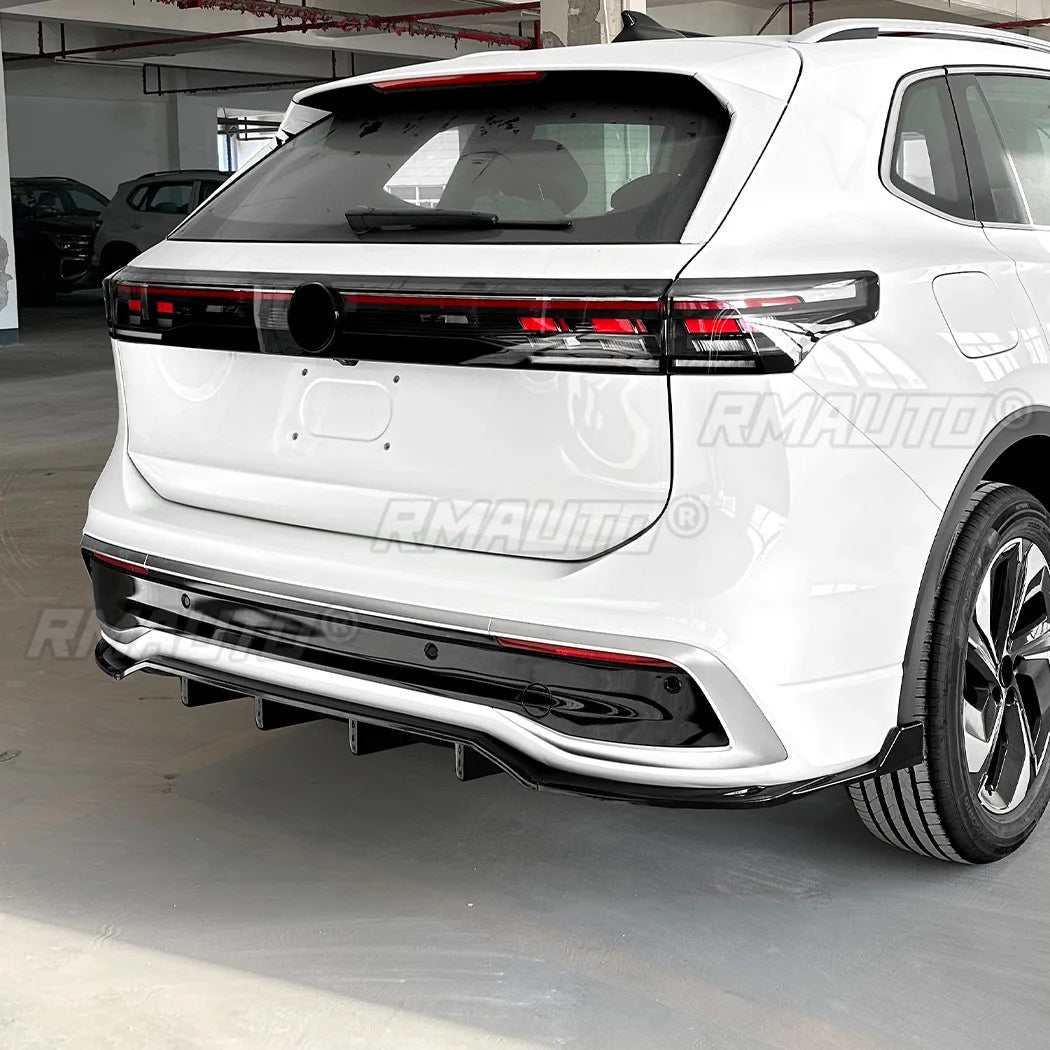 For VW Tiguan MK3 2024+ Body Kit Bumper Protector Rear Bumper Splitter Rear Bumper Spoiler Diffuser Cover Car Accessories