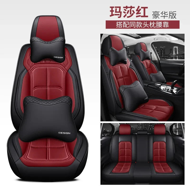 Luxury Leather Seat Cover Car Seat Cushion Leather Car Seat Covers