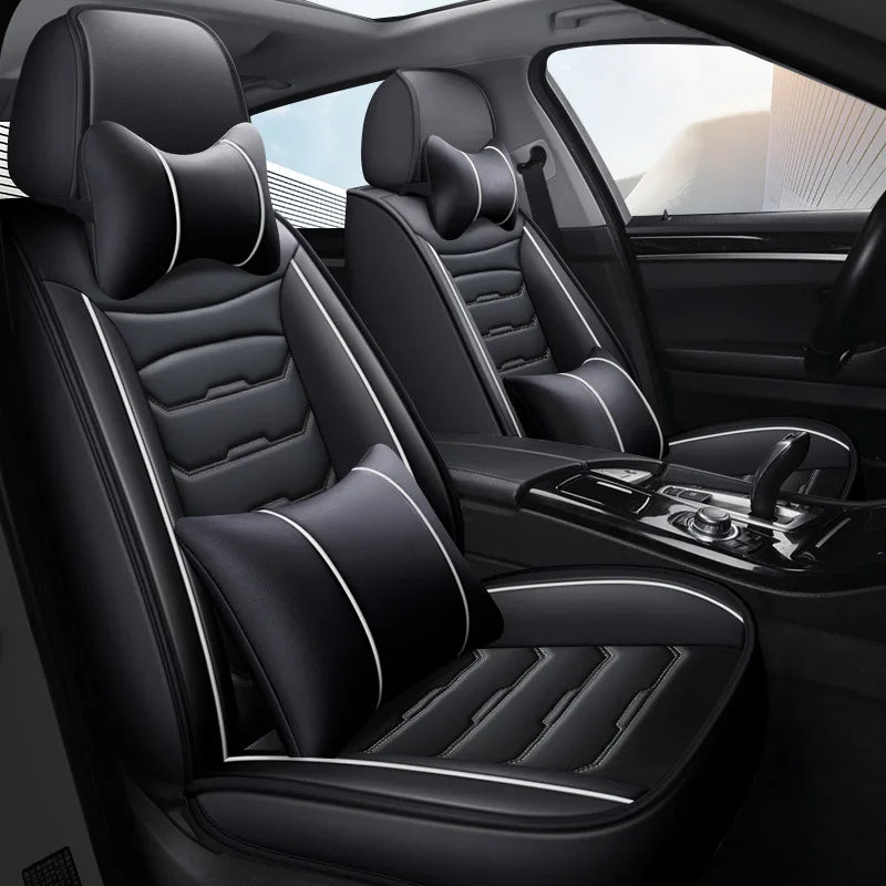 High-end Customized Luxury Leather Car Seats Covers Sets Fit for All Models Durable Breathable High Quality Car Seat Cover