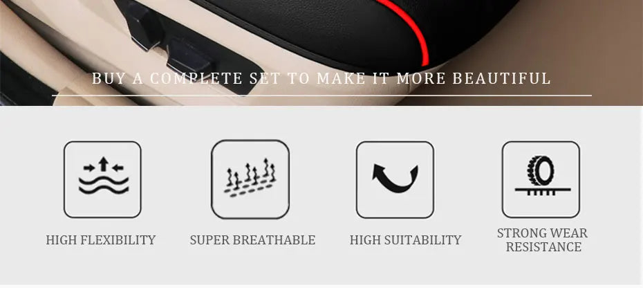 SEAMETAL Luxury Car Seat Cover PU Leather Seat Cushion Covers Universal Auto Interior Seats Protection Pad Mat Four Seasons