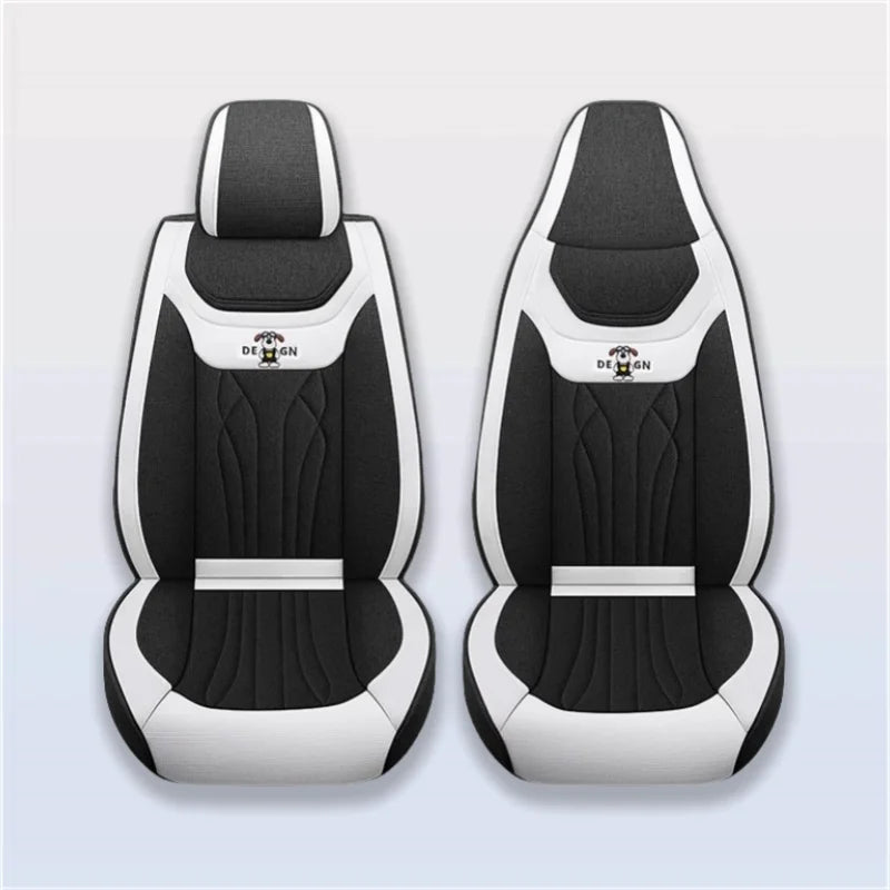 New Style Four Seasons Universal Motors Seat Cushion Winter Fully Enveloped Linen Seat Cover Car Interior Accessories