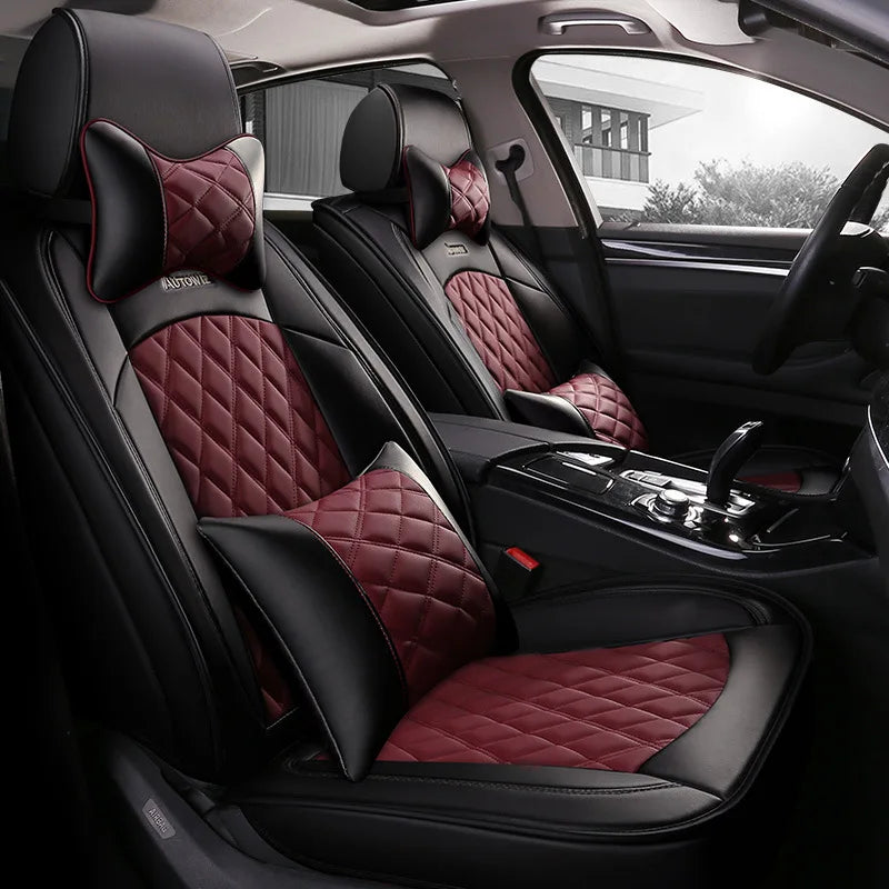 Luxury Leather Seat Cover Car Seat Cushion Leather Car Seat Covers
