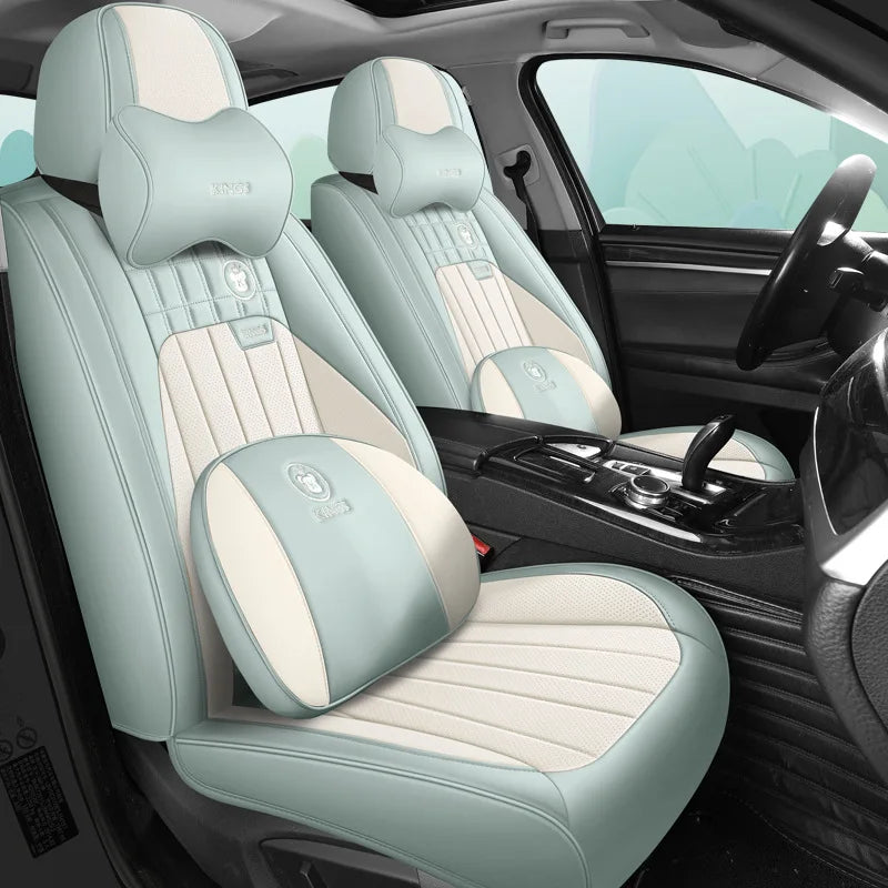 High Quality V40 Model New Arrival Comfortable Universal Car Seat Cover with Accessory Leather Enhances Car Interior