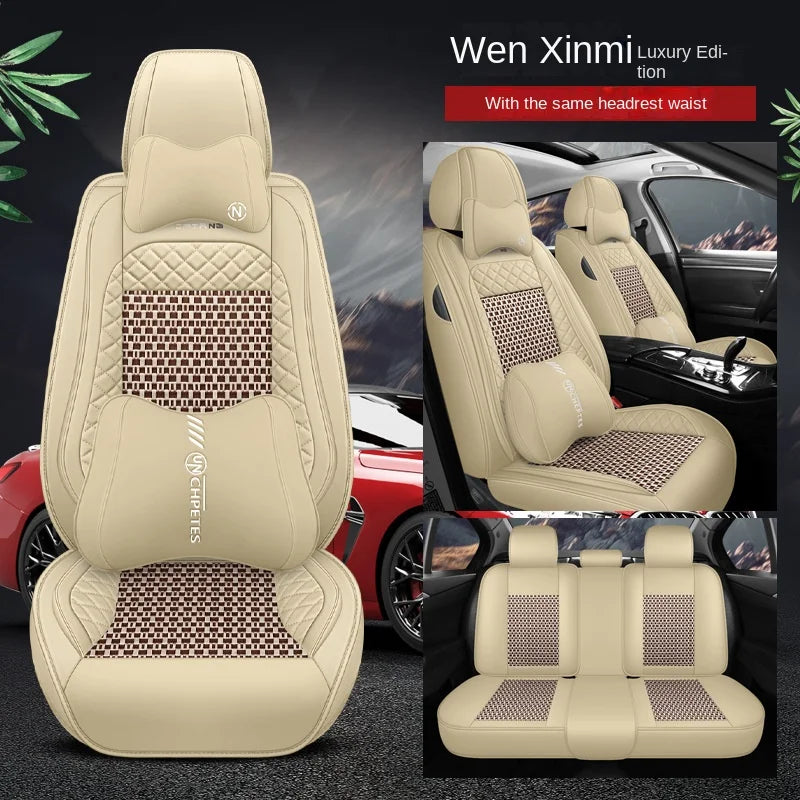 New Arrival High Quality Accessories Ice Silk Seat Cover Car Comfortable Universal Car Seat Cover