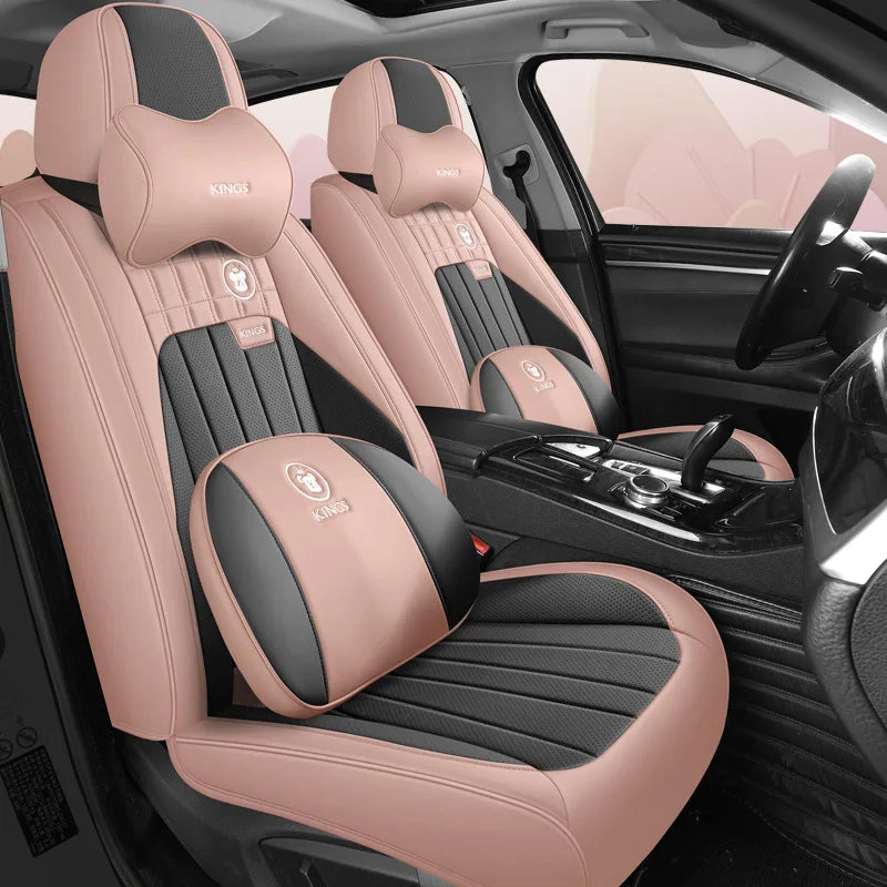 High Quality V40 Model New Arrival Comfortable Universal Car Seat Cover with Accessory Leather Enhances Car Interior