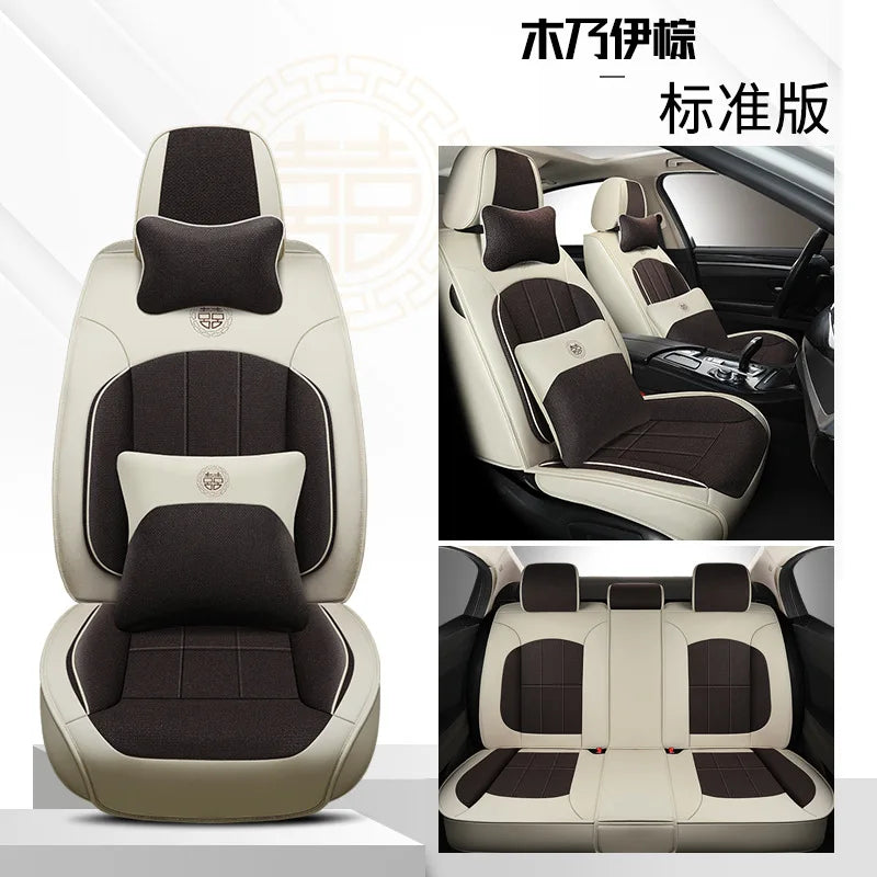 Top Microfiber Sheepskin Fashion Pu Leather Car Seat Cover Car Accessories