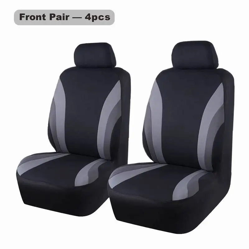 Universal Polyester Car Seat Cover 9-piece Full Set Breathable Fit for Car Seats Covers