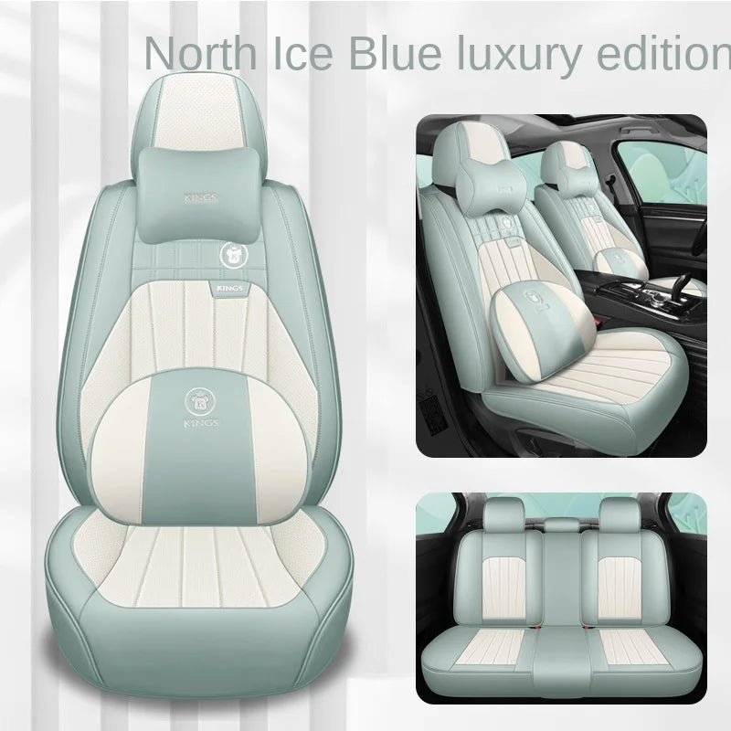 High Quality V40 Model New Arrival Comfortable Universal Car Seat Cover with Accessory Leather Enhances Car Interior