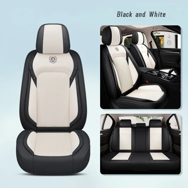 Summer Cool Mat Ice Vine Breathable Fully Surround Car Seat Cover Universal Leather Seat Cover Car Interior Accessories