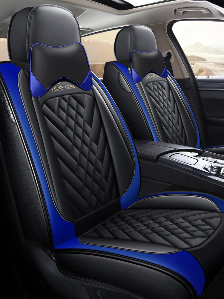 Full Set PU Leather Car Seat Cover Universal  5 Seats Covers Car Seats Covers Premium Version