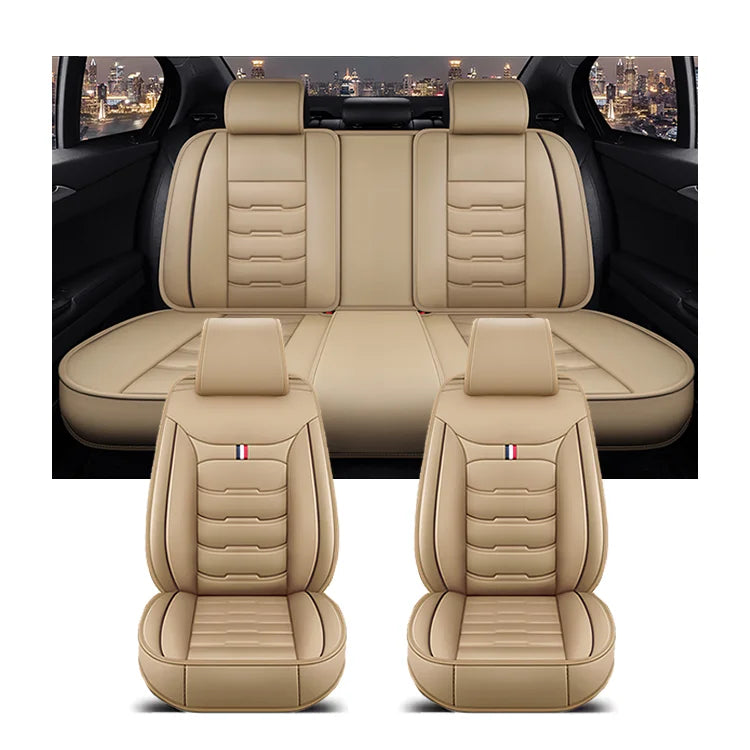 Xiangta All Seasons Seat Cover Car Universal Set Full Luxury Designer Waterproof Leather Car Seat Cover