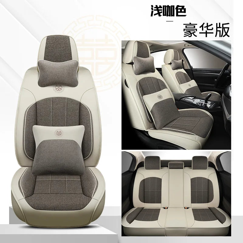 Top Microfiber Sheepskin Fashion Pu Leather Car Seat Cover Car Accessories