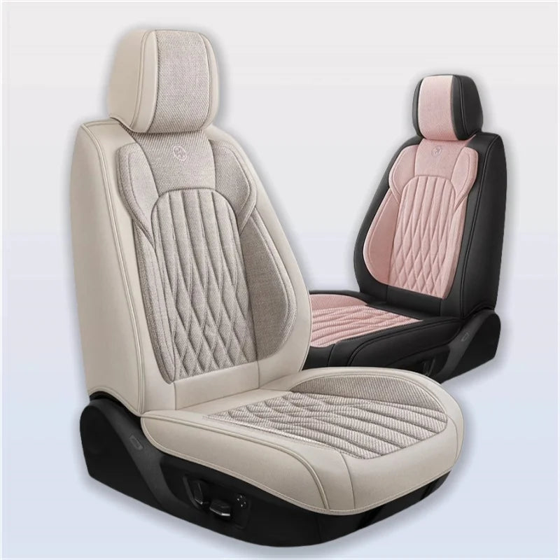 High Quality Winter Comfort Warm Linen Car Seat Cushion New Environmental Protection Universal Car Seat Cover Car Accessories