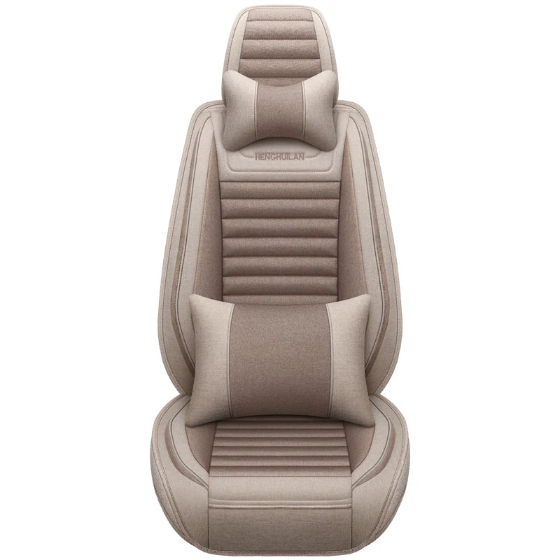 All-inclusive Linen All-season Universal Seat Cover Car Interior Accessories Decoration Luxury Version