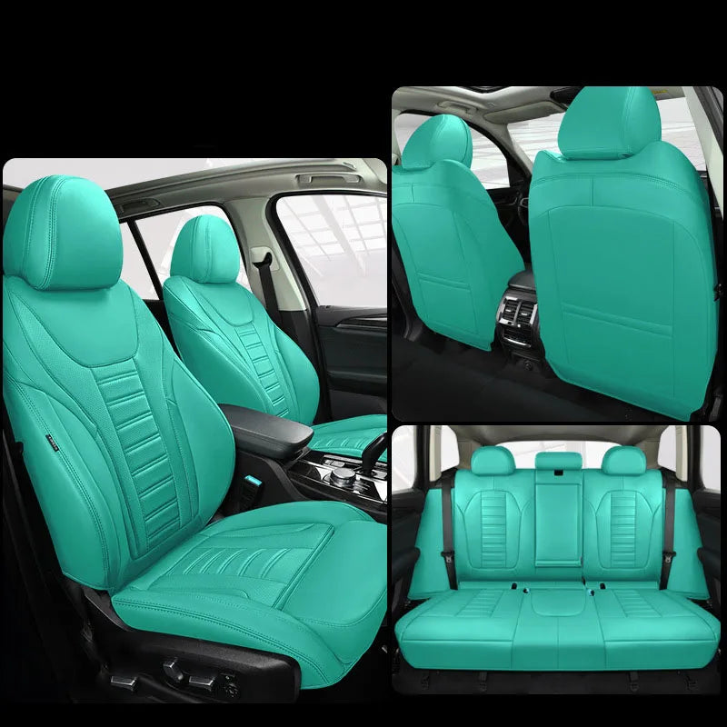 Factory Wholesale Car Mats Carpet Floor Mat Leather Car Seat Covers Luxury Universal Seats Cover Car Accessories