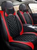 Full Set PU Leather Car Seat Cover Universal  5 Seats Covers Car Seats Covers Premium Version