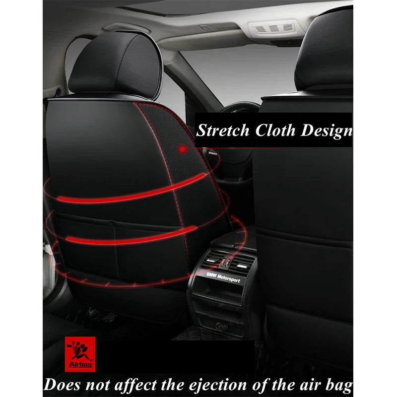 Hot Sale Universal Fit Cheap PVC Leather Car Seat Cover Car Accessories