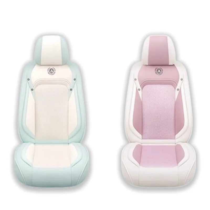 Summer Cool Mat Ice Vine Breathable Fully Surround Car Seat Cover Universal Leather Seat Cover Car Interior Accessories