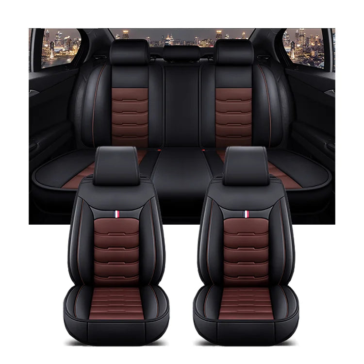 Xiangta All Seasons Seat Cover Car Universal Set Full Luxury Designer Waterproof Leather Car Seat Cover